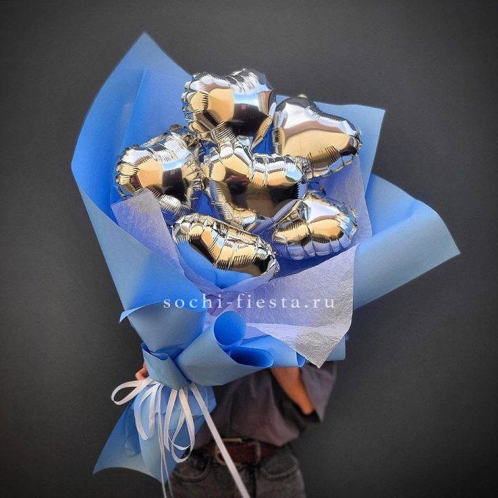 Букет из шаров сердец  №2 в Туле