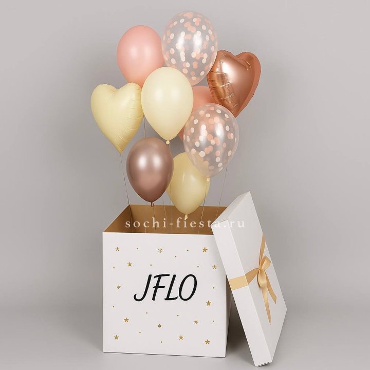 Коробка-сюрприз с шарами №2 в Туле