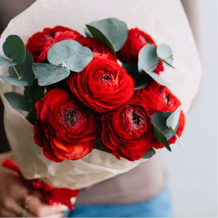 Букет ранункулюсов  в Туле