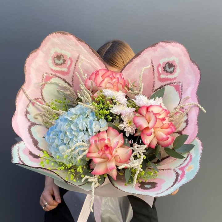 Дизайнерский букет бабочка №5 в Туле