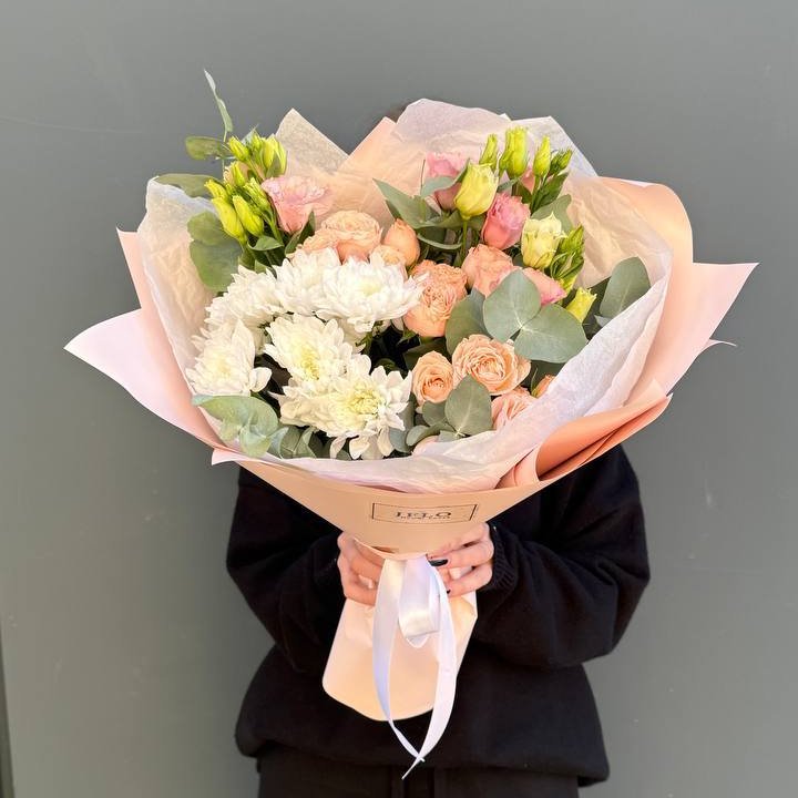 Букет "Персиковая нежность" в Туле