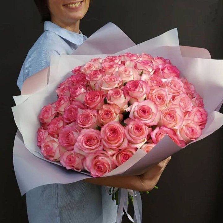 101 роза Джумилия в оформлении  в Туле