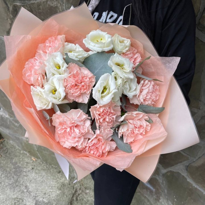  Букет диантусов "Пич" в Туле