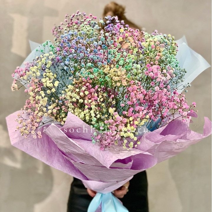 Радужные гипсофилы №2 в Туле