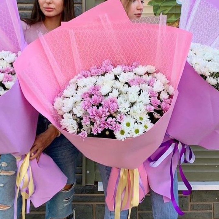 Букет хризантем №3 в Туле