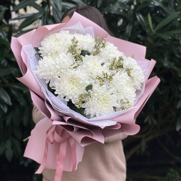 Букет хризантем №1 в Туле