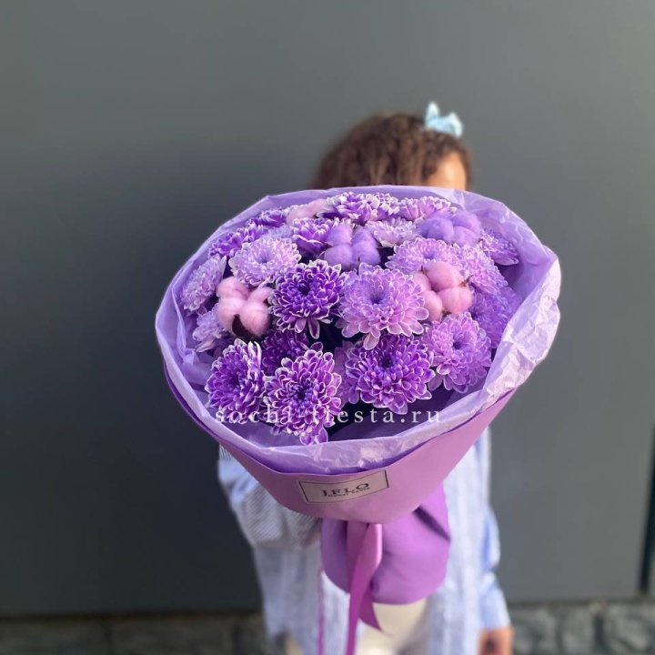 Хризантемы с хлопком в Туле