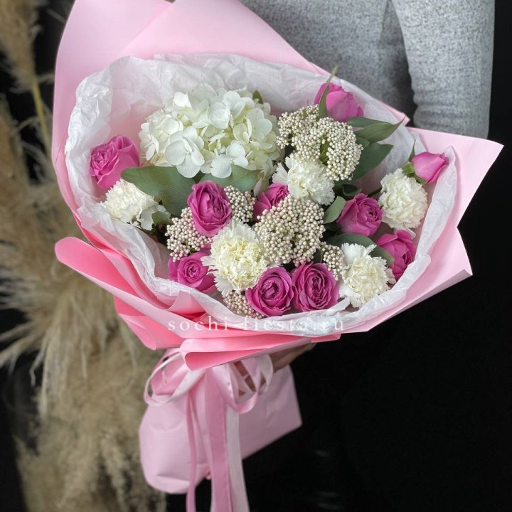 Букет с мисти бабблс №1 в Туле