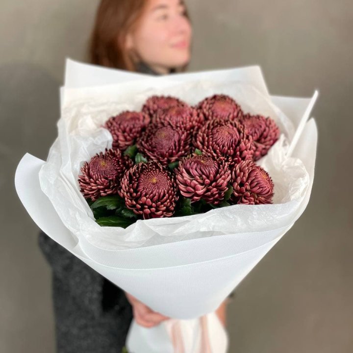 Букет хризантем "Касиопия" в Туле