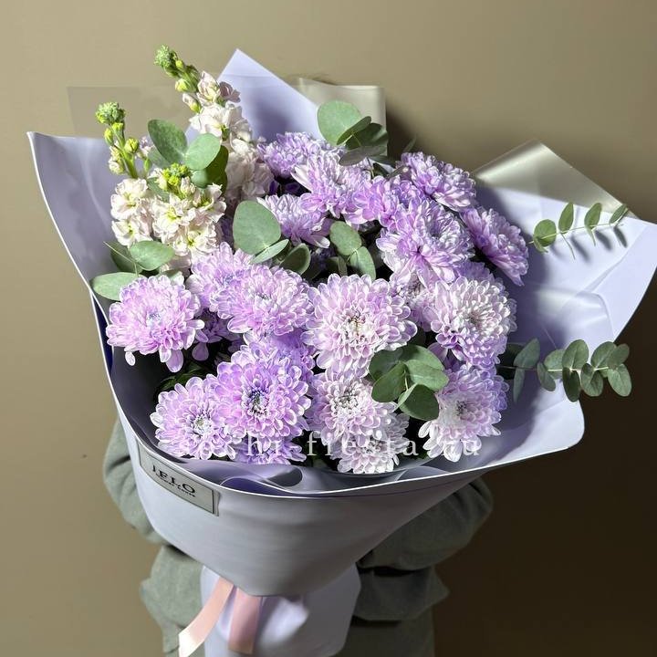 Дуо хризантема и маттиола в Туле