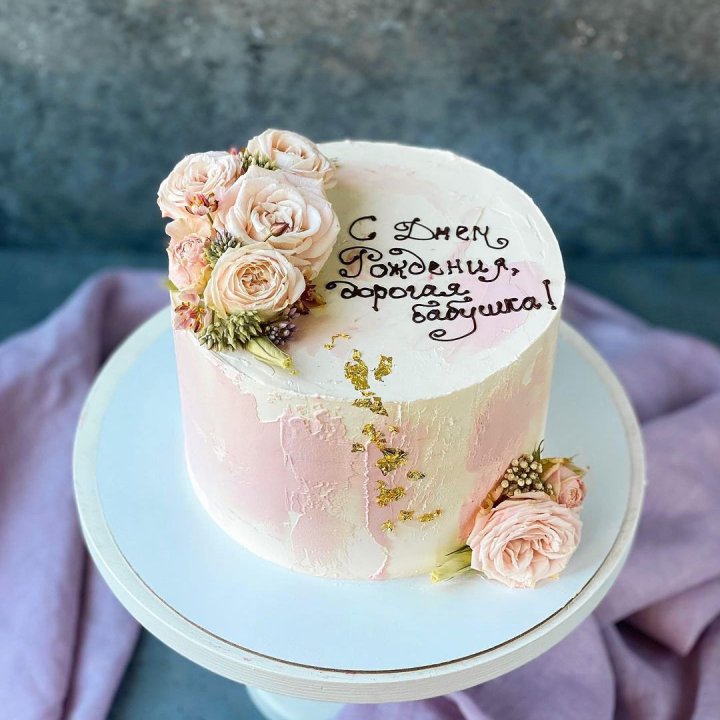 Торт с надписью в Туле