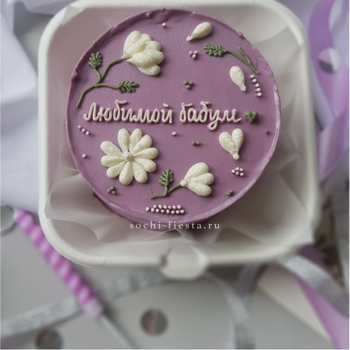 Бенто-торт "Любимой бабуле" в Туле