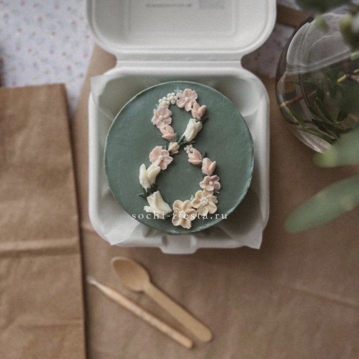 Бенто-торт "8 марта" green  в Туле