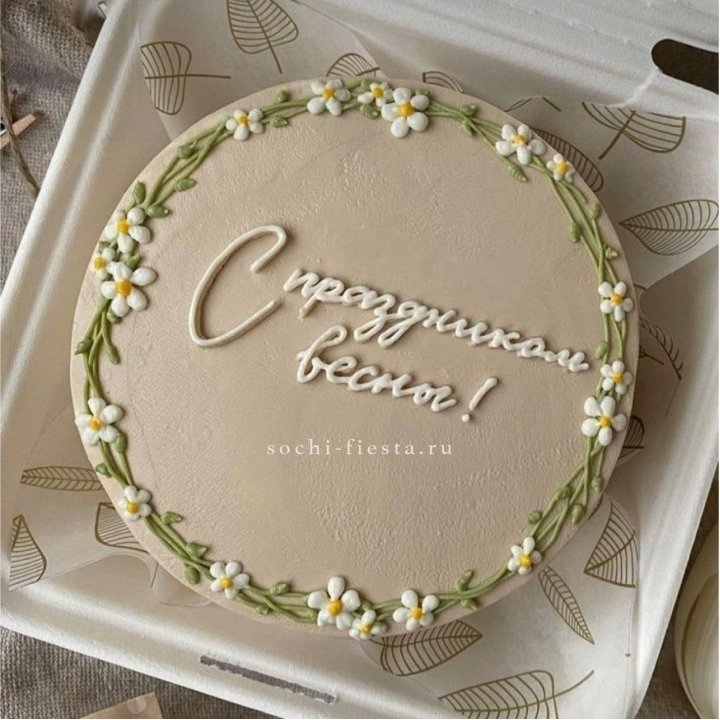 Бенто-торт "C праздником весны!"  в Туле