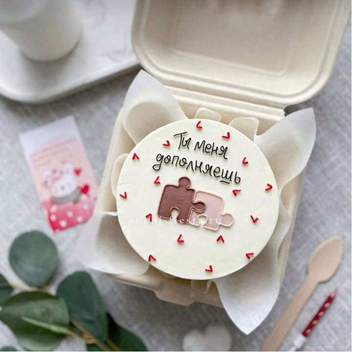 Бенто-торт "ТЫ меня дополняешь"  в Туле
