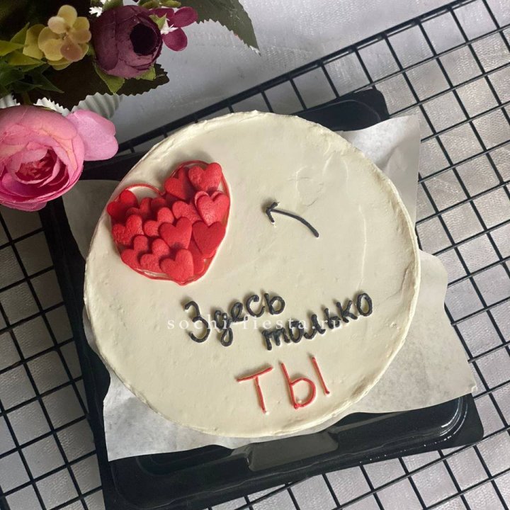 Бенто-торт "В моем сердце только ты"  в Туле