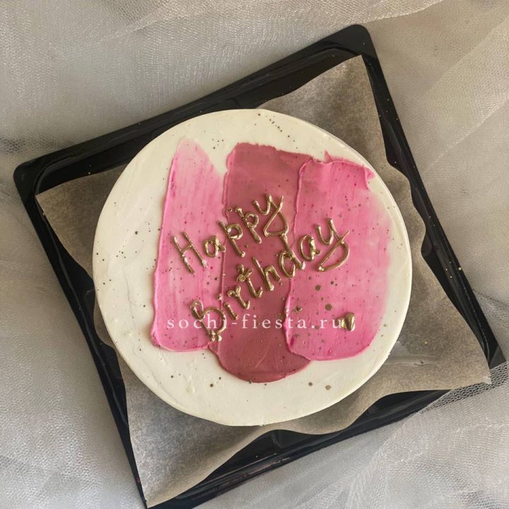 Бенто-торт "С днём рождения" пастель в Туле