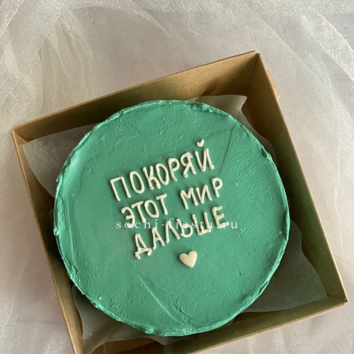 Бенто-торт "Покоряй этот мир" в Туле