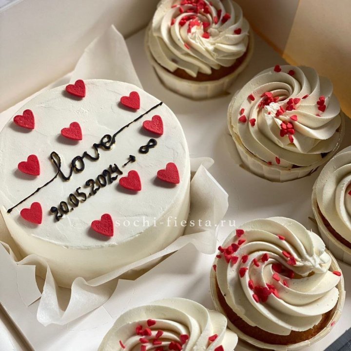 Капкейки и бенто-торт "Любимые" в Туле