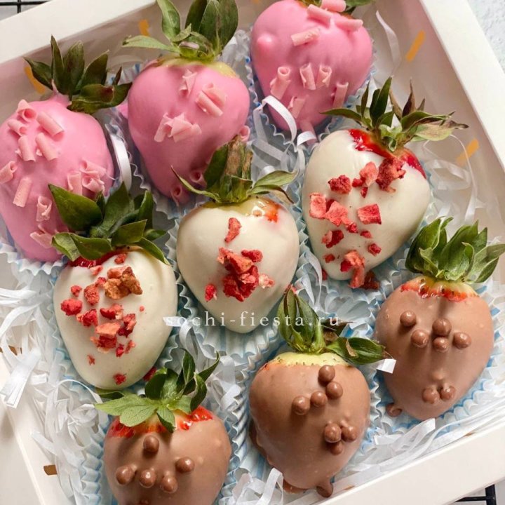 Клубника в шоколаде 9 ягод в Туле