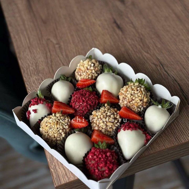 Клубника в шоколаде 12 ягод №2 в Туле