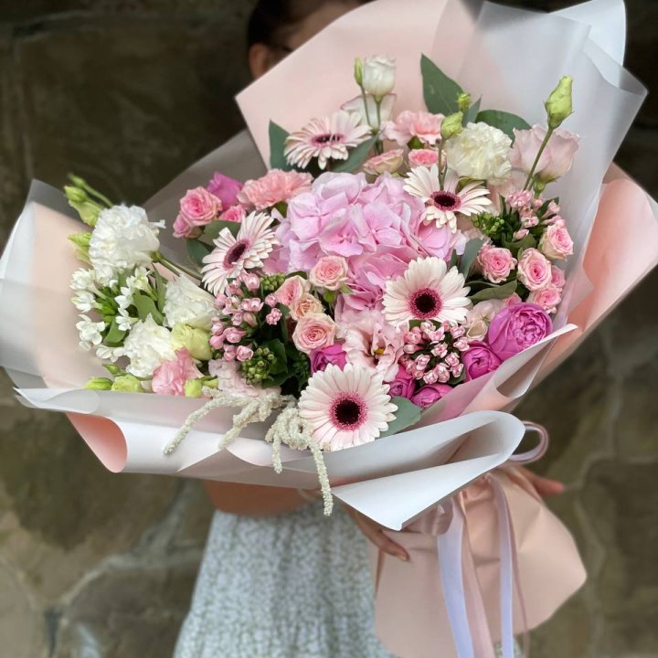 Авторский букет Пич в Туле