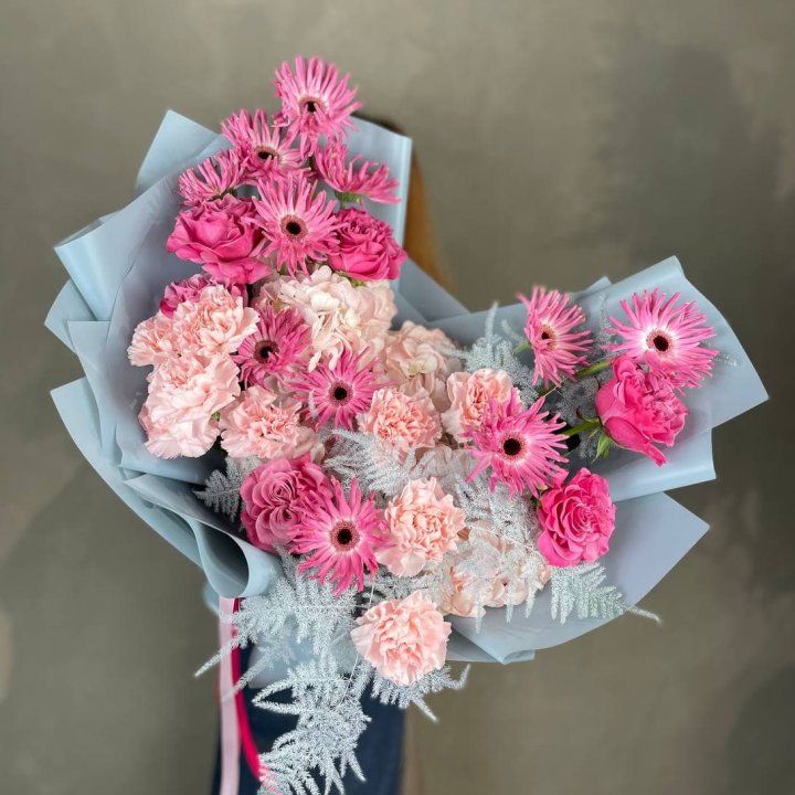 Дизайнерский букет "Свит хаер" в Туле