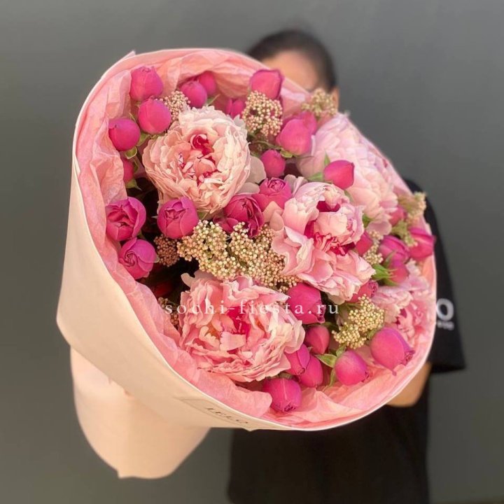 Букет с пионами "Преференс" в Туле