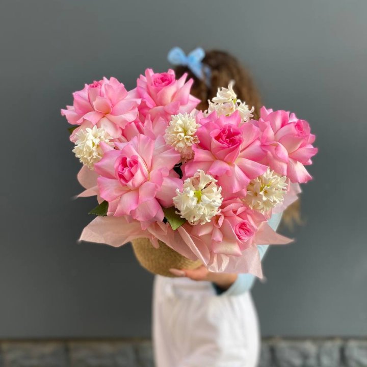 Дуо розы и гиацинты в Туле