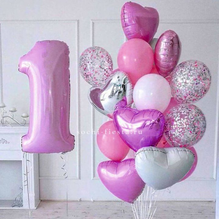 Набор шаров "С днем рождения" в Туле