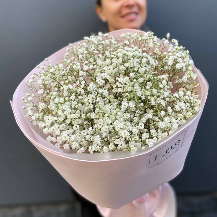 11 белых гипсофил в фоамиране в Туле