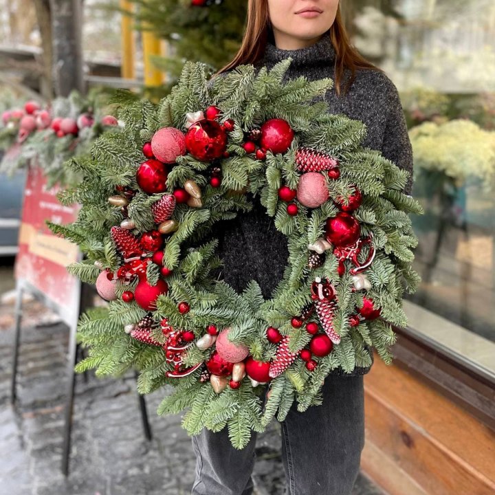 Рождественский венок  в Туле