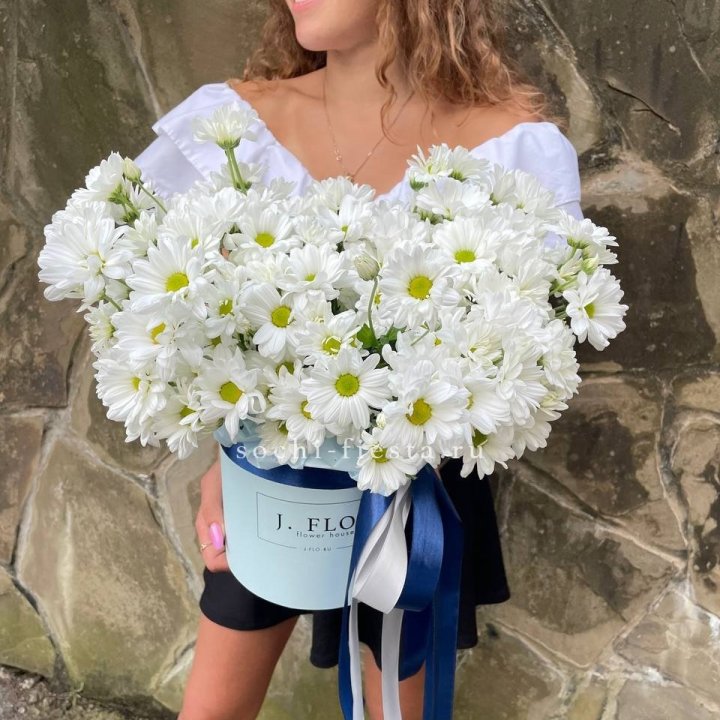 Коробка с хризантемами №2 в Туле