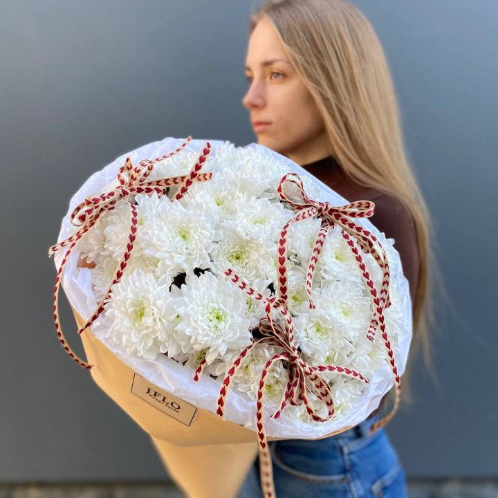 Букет "Хризантемы с любовью" в Туле