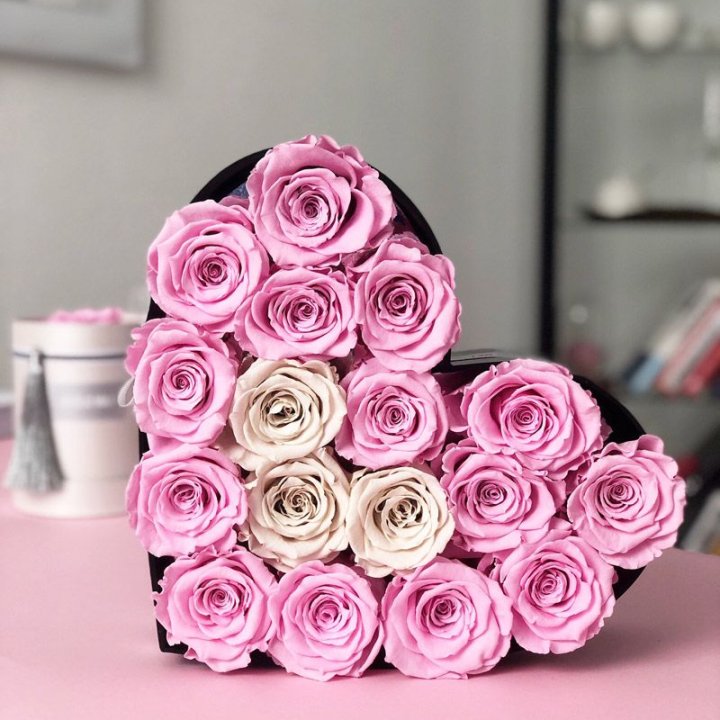 Сердце из роз в Туле