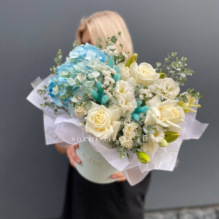 Цилиндр в голубых оттенках №1 в Туле