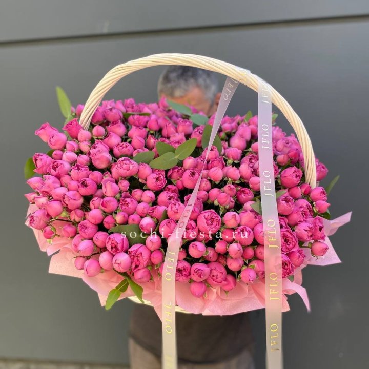 Корзина роз Мисти Баблс 101 в Туле