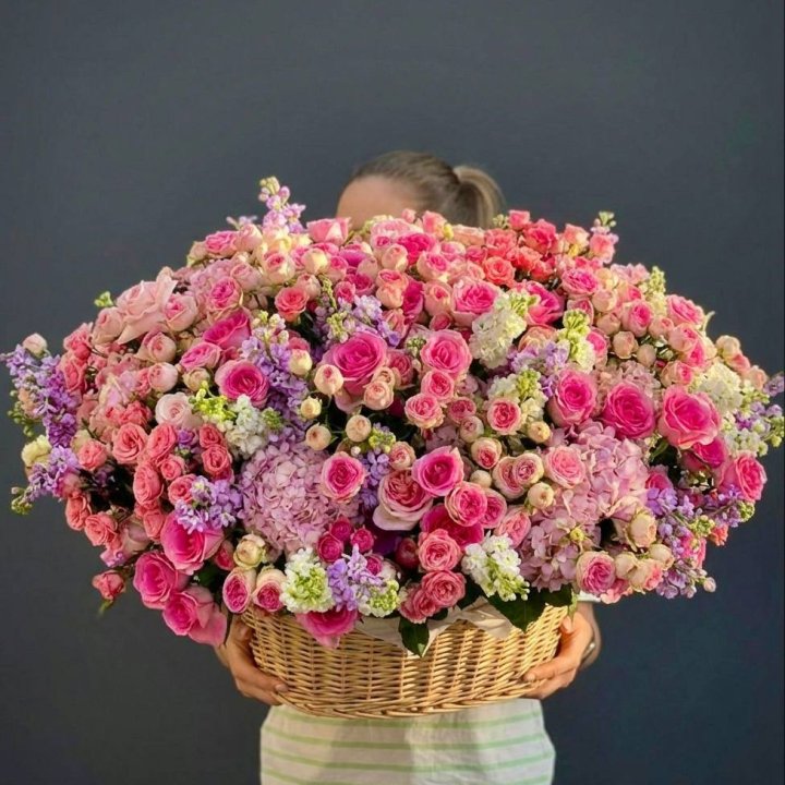Цветочная корзина гигант №5 в Туле