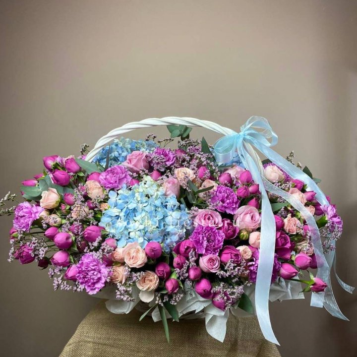 Авторская корзина "Лавандерия" в Туле