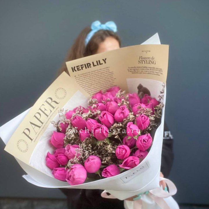 Пионовидные розы баблс №3 в Туле