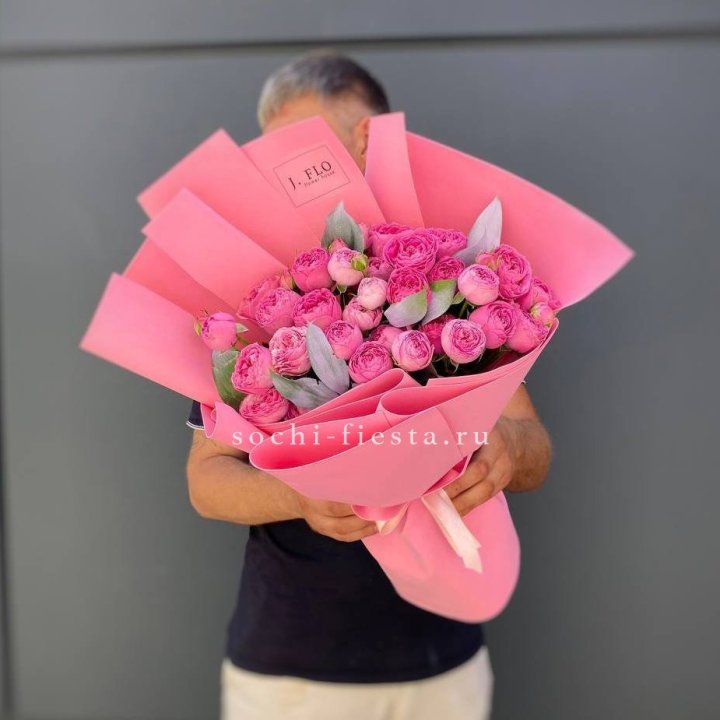 Пионовидные розы баблс №2 в Туле