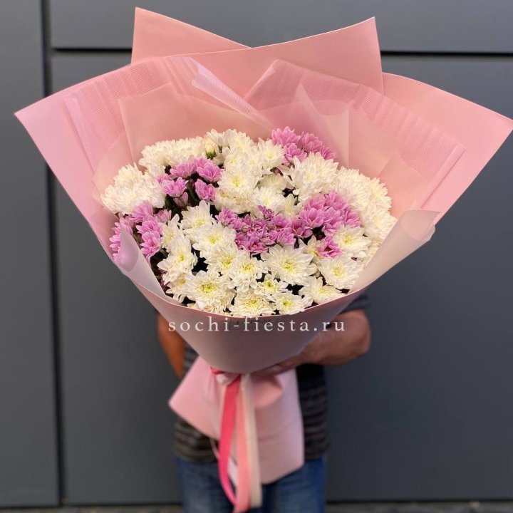 Букет хризантем- гигант  в Туле