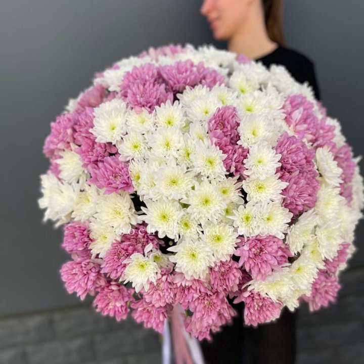  Букет 25 хризантем микс в Туле