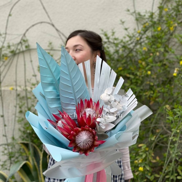 Букет из протеи "Клеопатра-2" в Туле