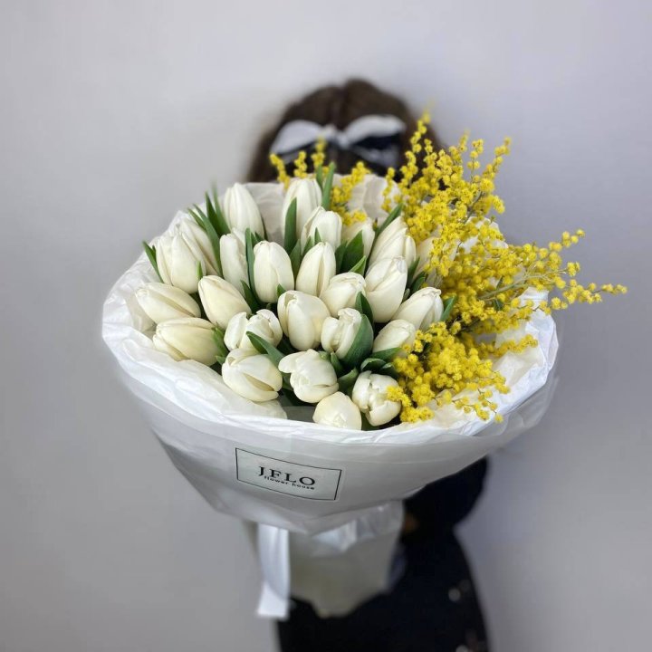 Дуо тюльпан и мимоза в Туле