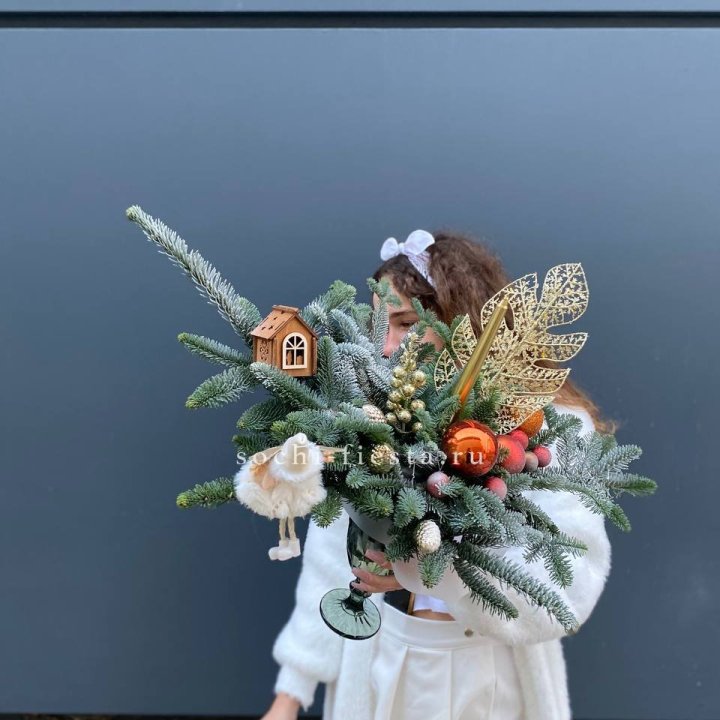 Композиция в бокале огненная  в Туле