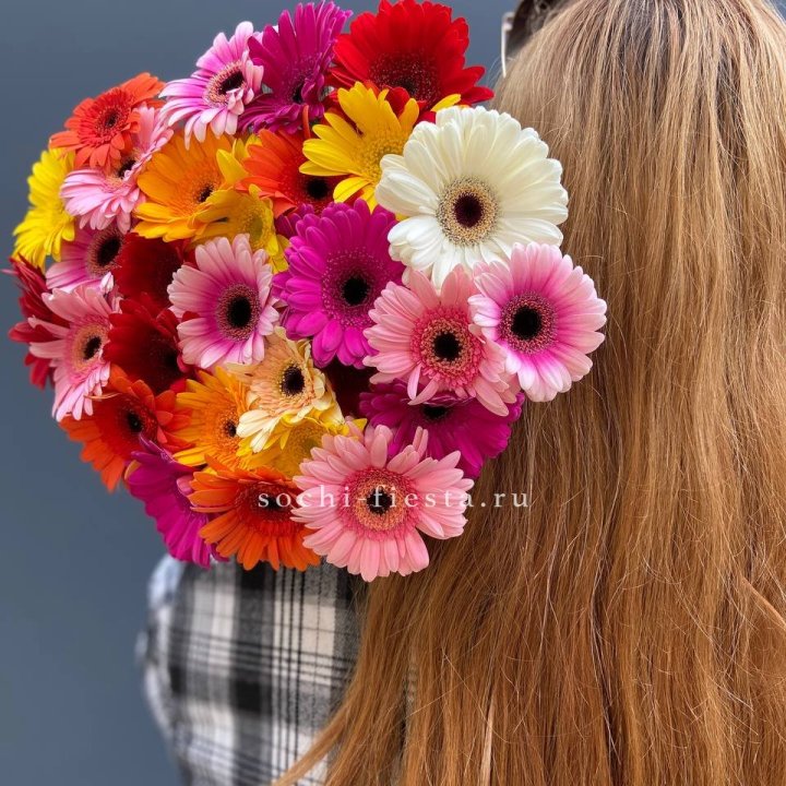 Охапка гербер  в Туле