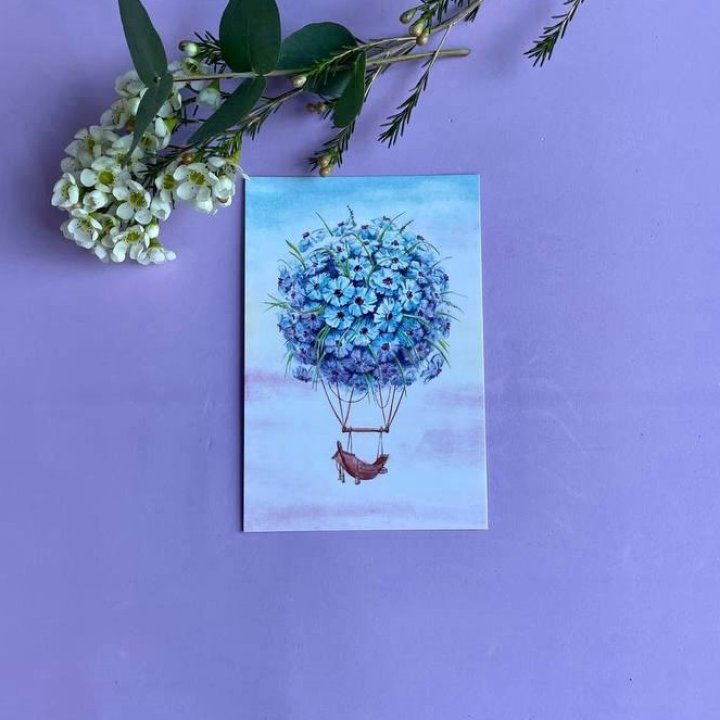 Открытка к букету "Флоростат" в Туле