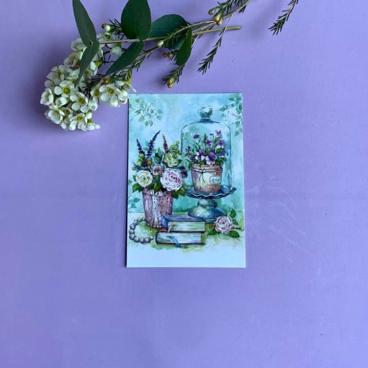 Открытка к букету "Книги" в Туле