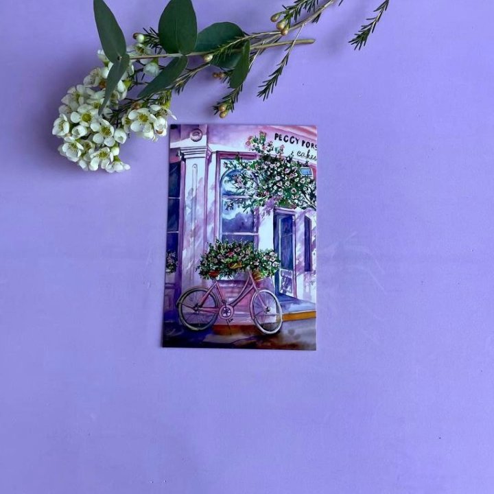 Открытка к букету "Розовый" в Туле